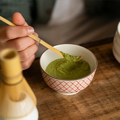 Matcha preparation step 2